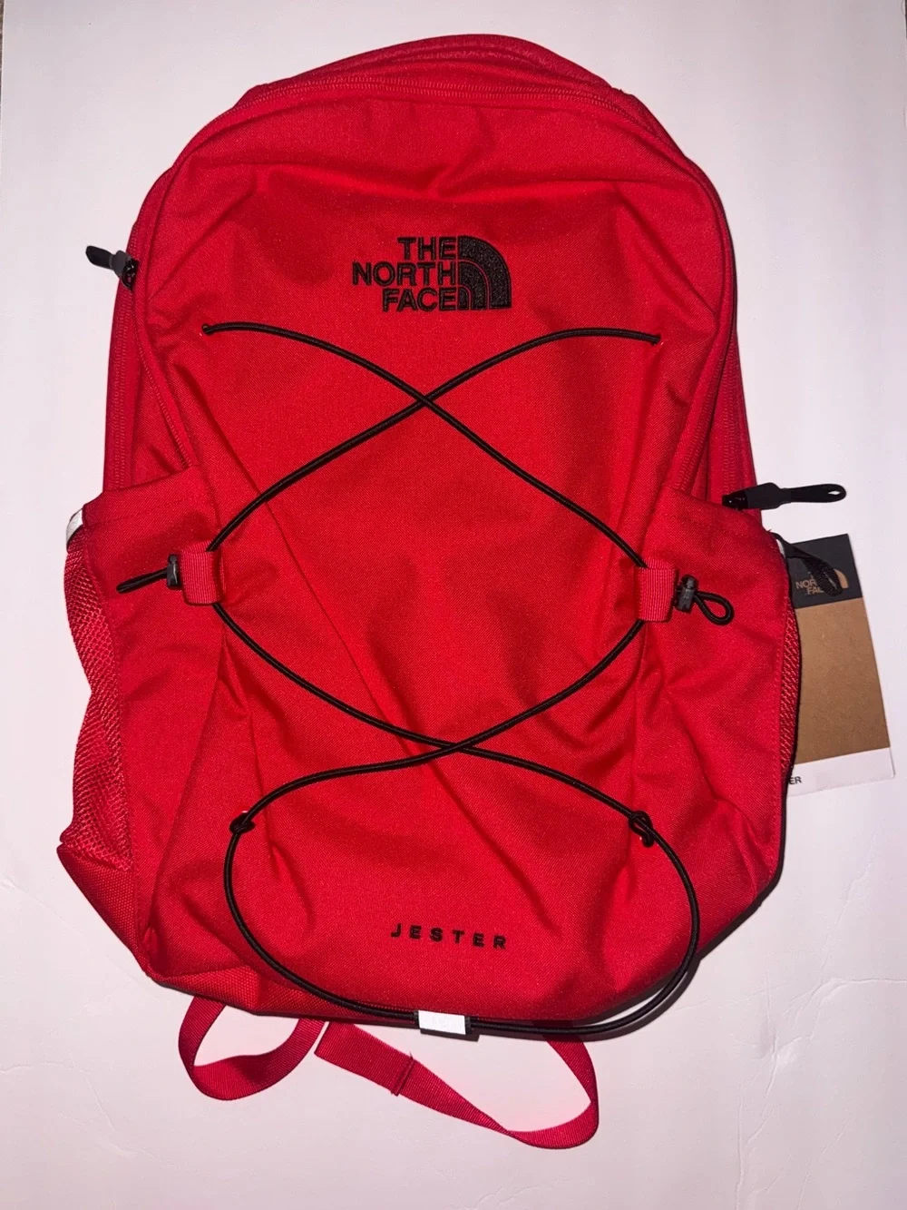 The North Face Jester Backpack Red NWT Laptop School Travel Bookbag